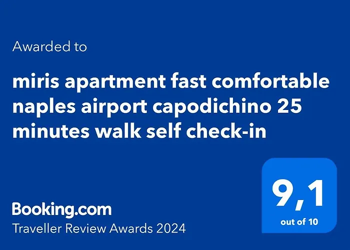Miris Apartment Fast Comfortable Naples Airport Capodichino 25 Minutes Walk Self Check-In, Italia